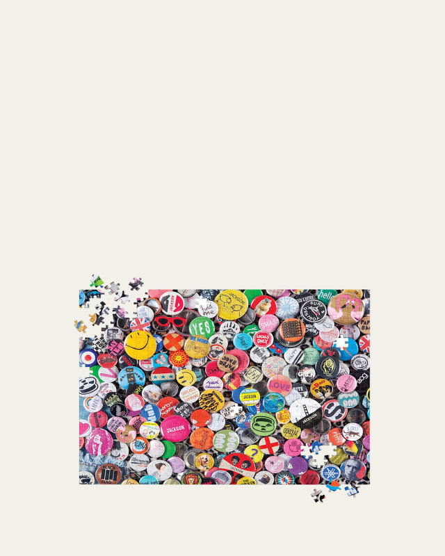 Find Me Buttons 500-Piece Puzzle Set, Personalized